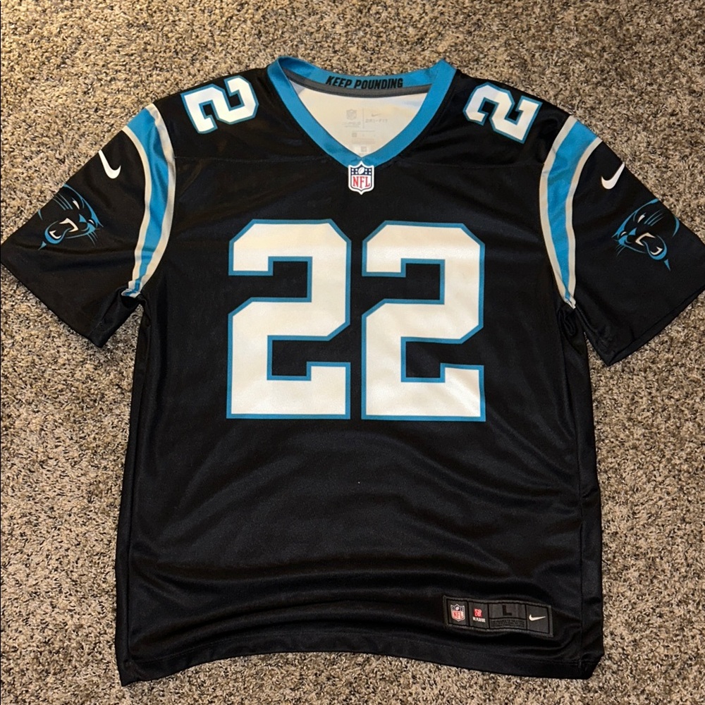 Christian McCaffrey Carolina Panthers Jersey #22